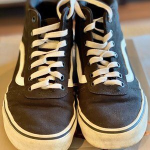 Vans "WARD" HIGH-TOP SNEAKER - WOMEN'S (Black)